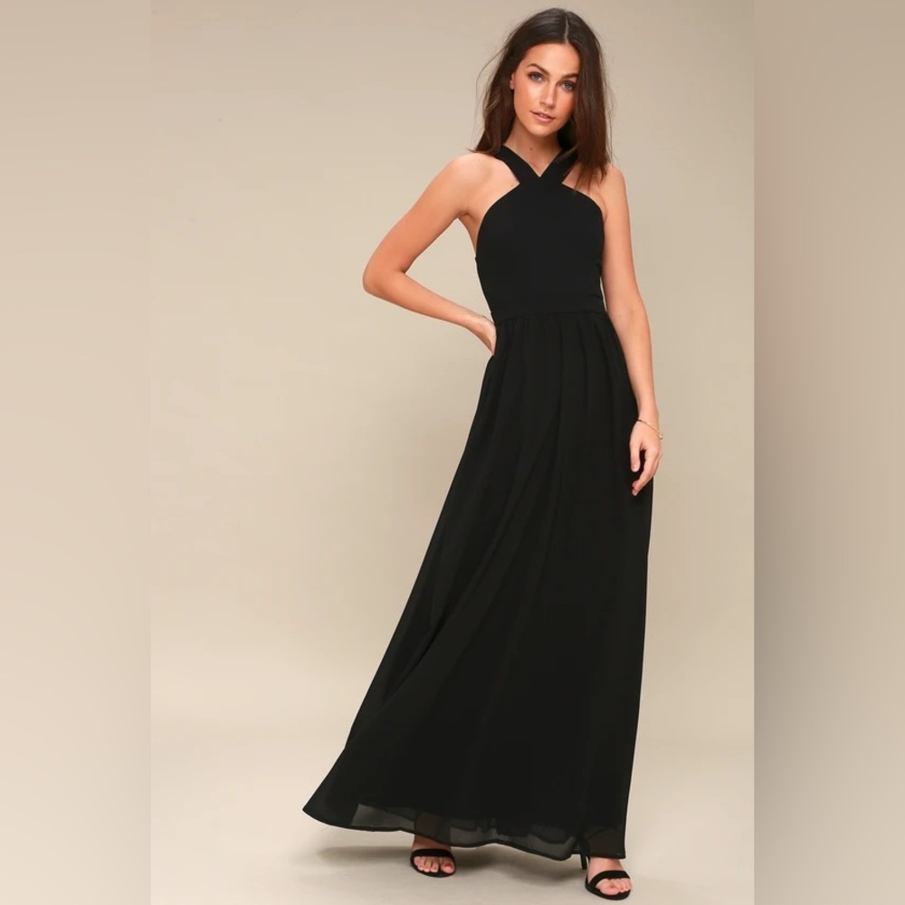 Lulus Black Maxi Dress
